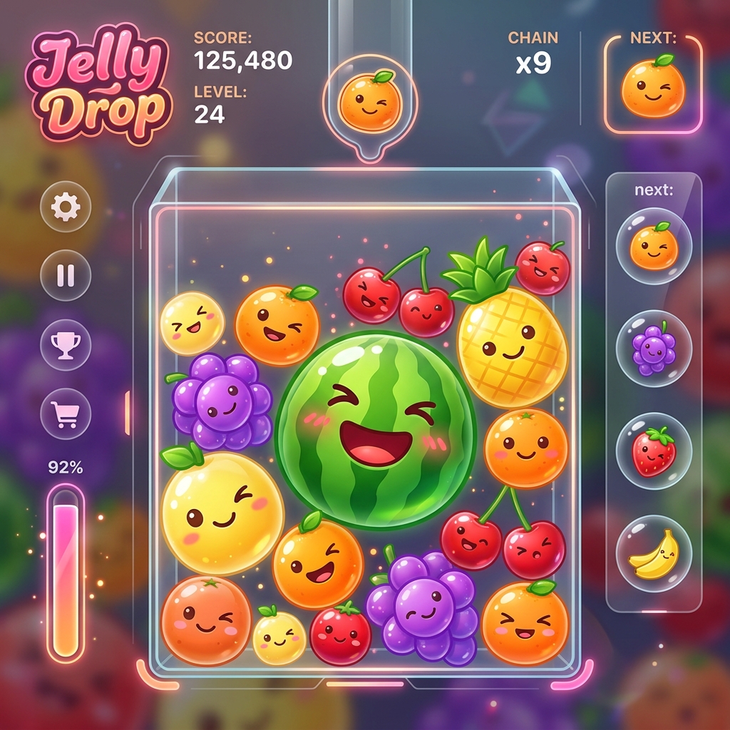 Jelly Drop Game